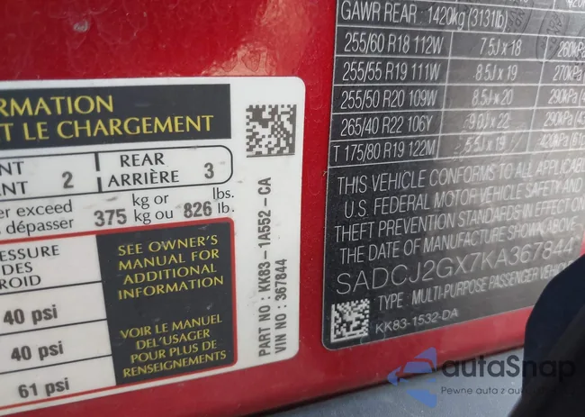 SADCJ2GX7KA367844: 43490679