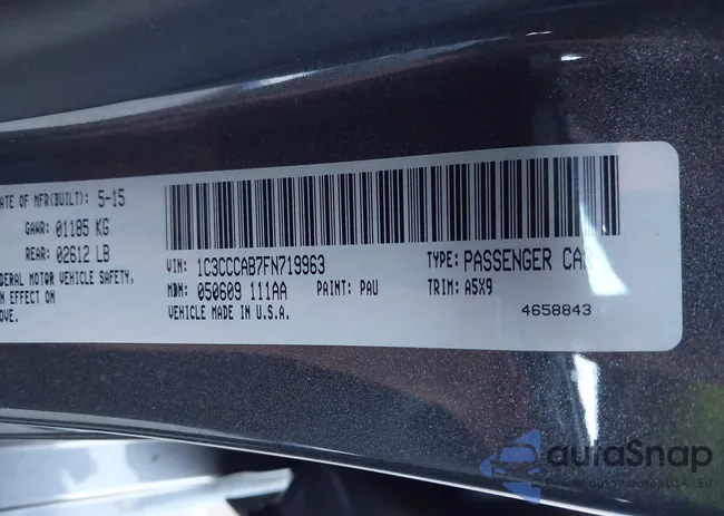 1C3CCCAB7FN719963: 43491485