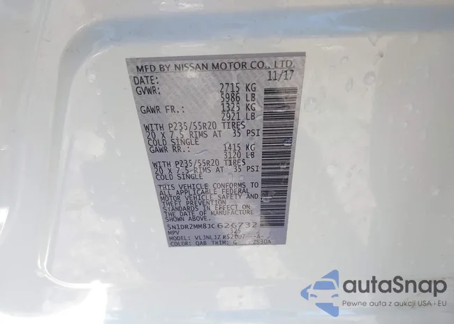 5N1DR2MM8JC626732: 43491487