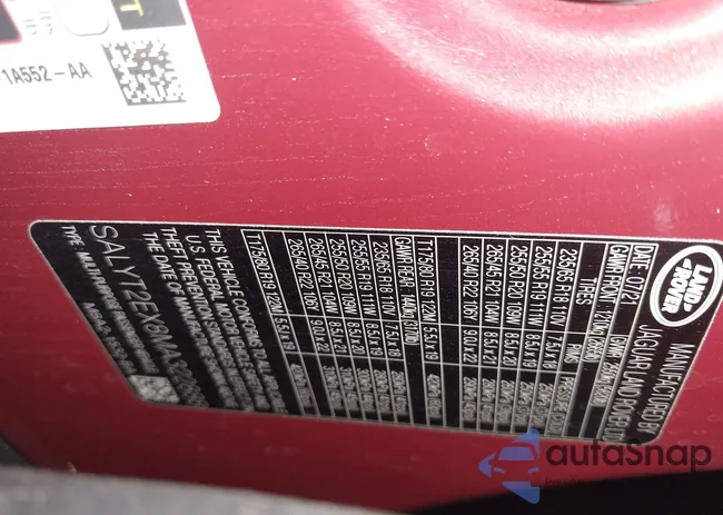 SALYT2EX8MA322888: 43491569