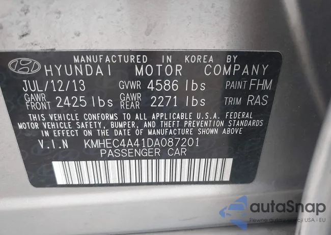 KMHEC4A41DA087201: 43491938