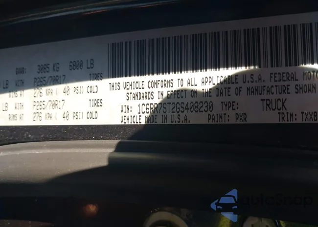 1C6RR7ST2GS408230: 43491953