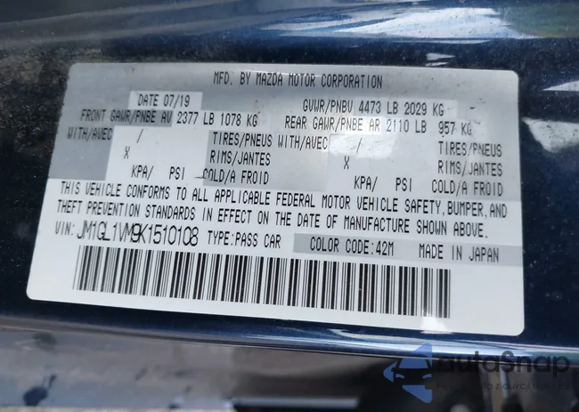 JM1GL1VM9K1510108: 43492519