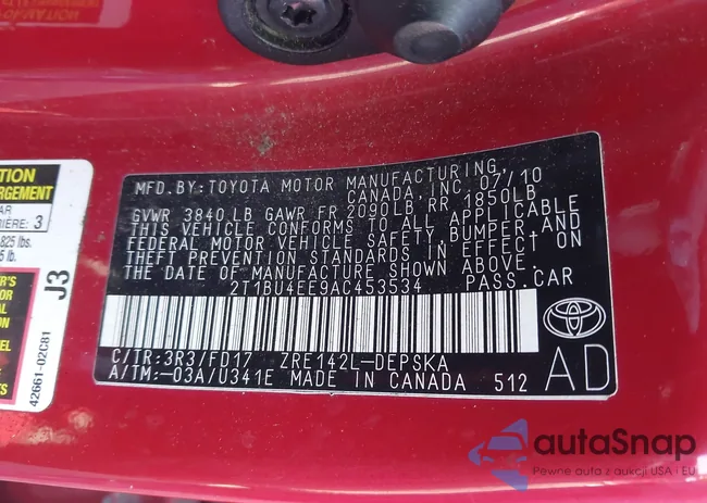 2T1BU4EE9AC453534: 43492578