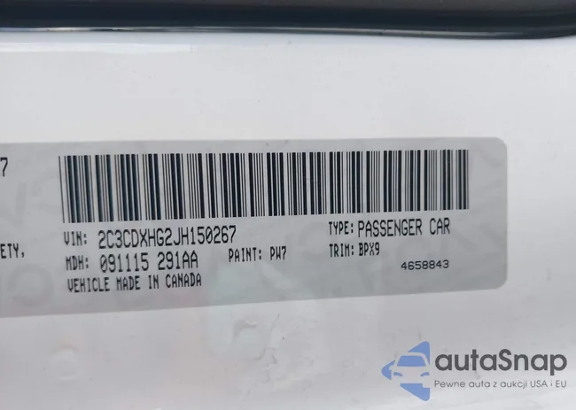 2C3CDXHG2JH150267: 43492731