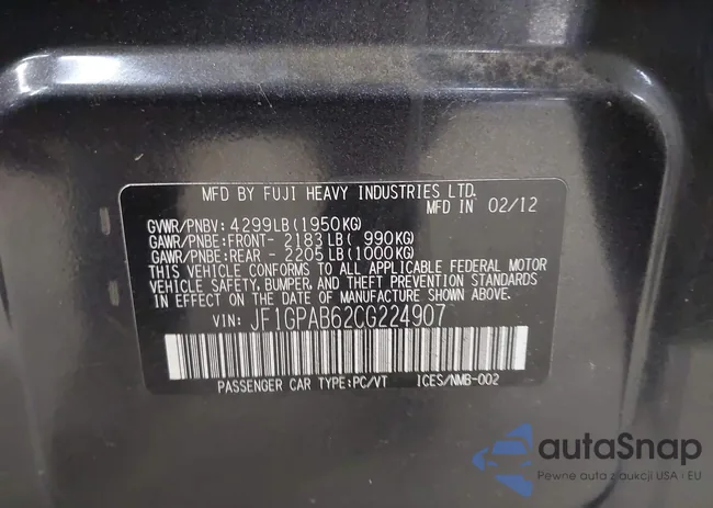 JF1GPAB62CG224907: 43492953