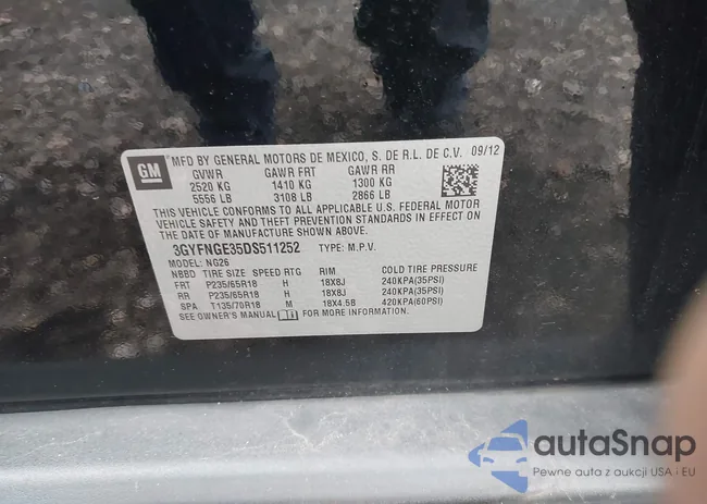 3GYFNGE35DS511252: 43492083