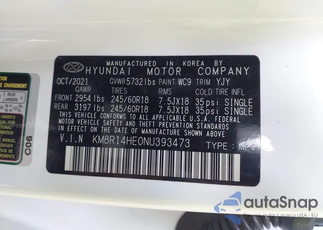 KM8R14HE0NU393473: 43492154