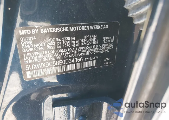 5UXWX9C58E0D34366: 43492253