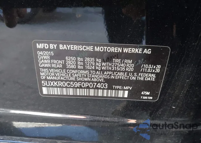 5UXKR0C59F0P07403: 43492330