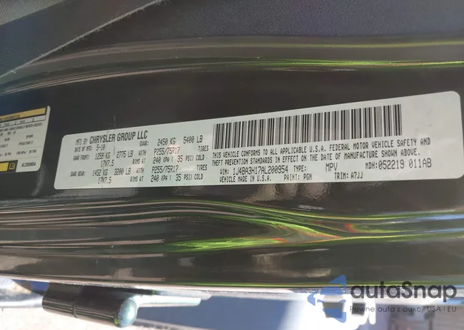 1J4BA3H17AL200954: 43492424