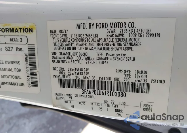 3FA6P0LU6JR103080: 43493571