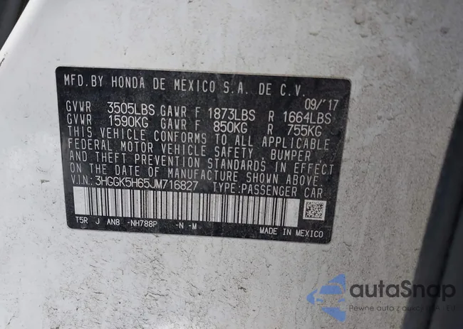 3HGGK5H65JM716827: 43493890