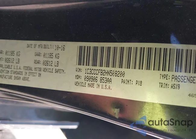 1C3CCCFB2HN508200: 43493362