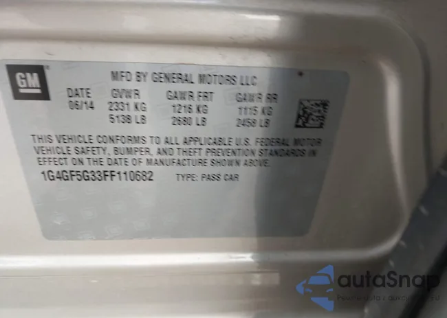 1G4GF5G33FF110682: 43494637