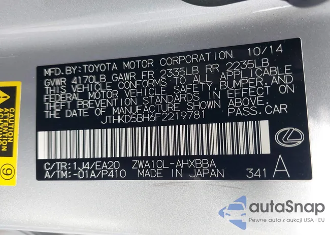 JTHKD5BH6F2219781: 43494663