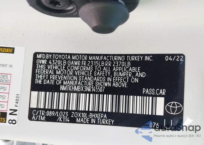 NMTKHMBX3NR145507: 43494823