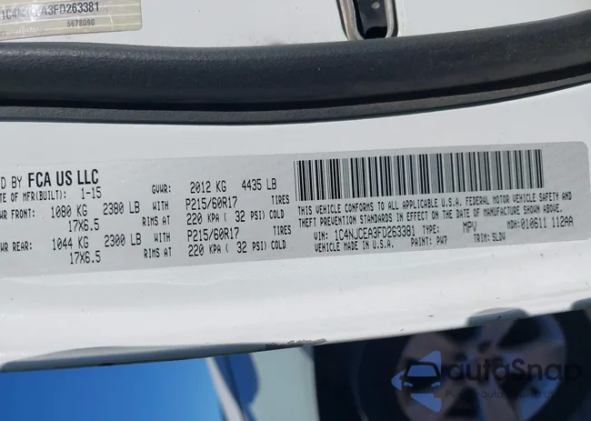 1C4NJCEA3FD263381: 43494910