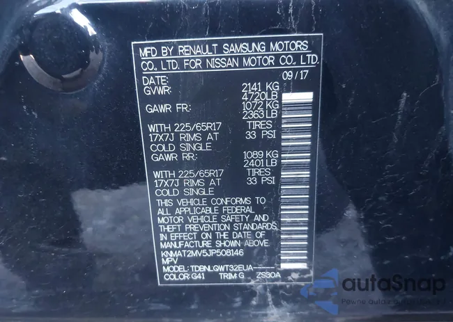 KNMAT2MV5JP508146: 43494971