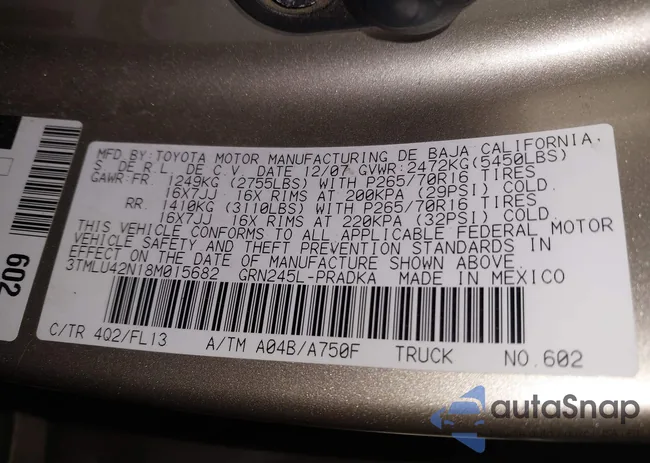 3TMLU42N18M015682: 43494152