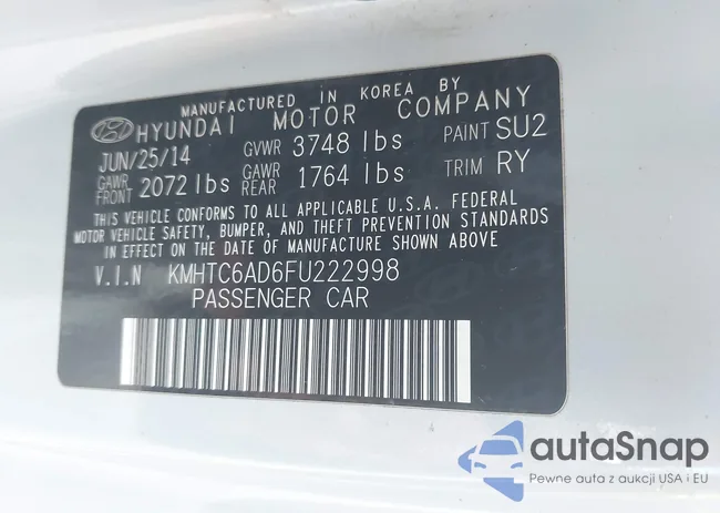 KMHTC6AD6FU222998: 43494362