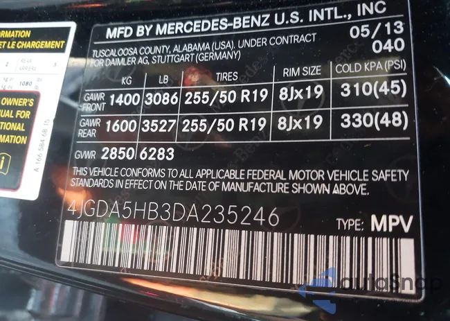 4JGDA5HB3DA235246: 43495589