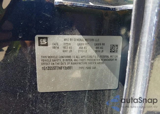 1G1ZE5ST7HF139881: 43495730