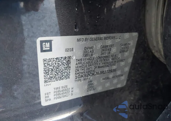 1GKS2CKJ6JR272936: 43495881