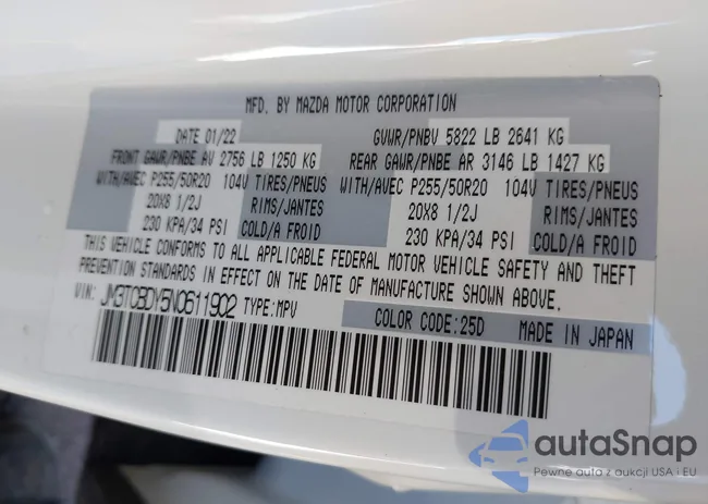 JM3TCBDY5N0611902: 43495984