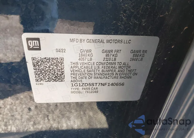 1G1ZD5ST7NF140656: 43496032