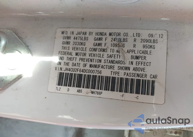 JH4CU2F64DC000756: 43495269