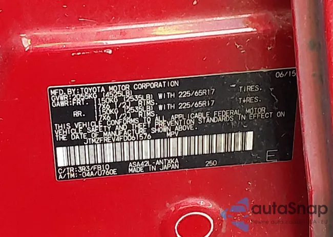 JTMZFREV4FD061576: 43495296