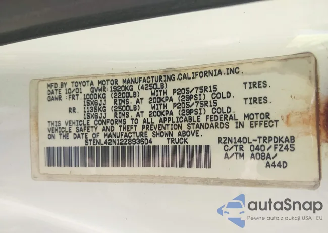 5TENL42N12Z893604: 43495298