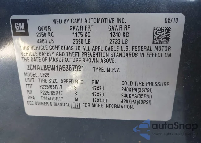 2CNALBEW1A6367921: 43495328