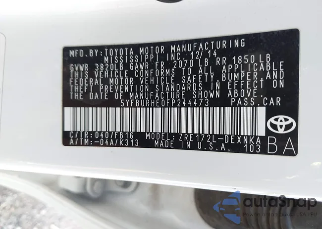 5YFBURHE0FP244473: 43496669