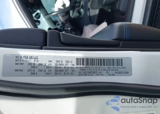 1C4RJFAG0KC568379: 43496720