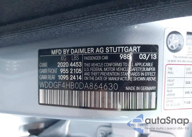 WDDGF4HB0DA864630: 43496787