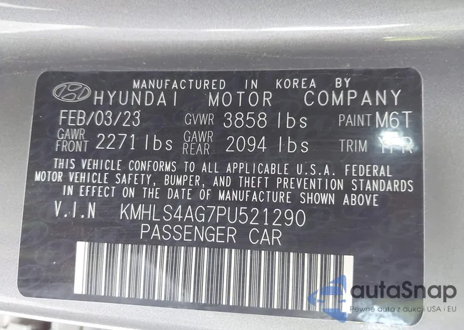 KMHLS4AG7PU521290: 43496919