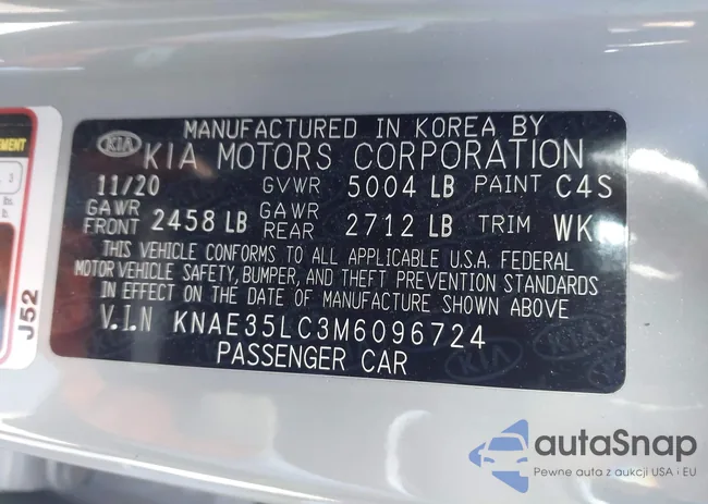 KNAE35LC3M6096724: 43496089