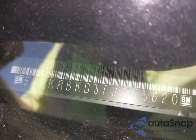 5GAKRBKD3EJ253620: 43496168