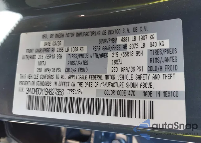 3MVDMBCM1SM827858: 43497485