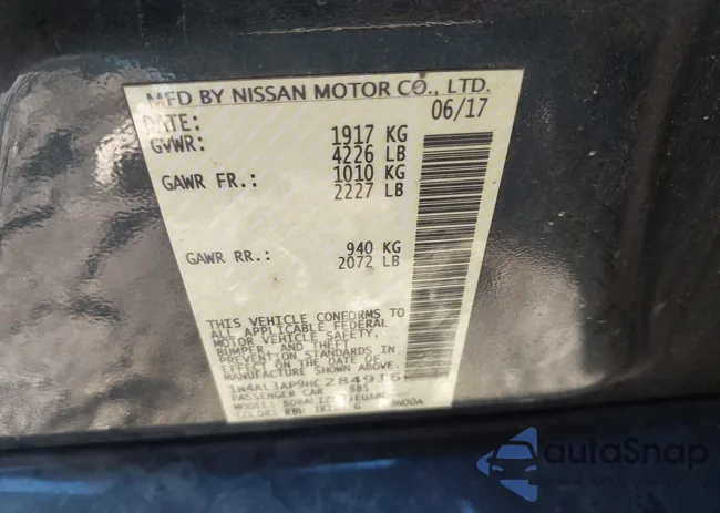 1N4AL3AP9HC284916: 43497535