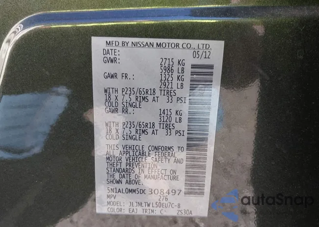 5N1AL0MM5DC308497: 43497680