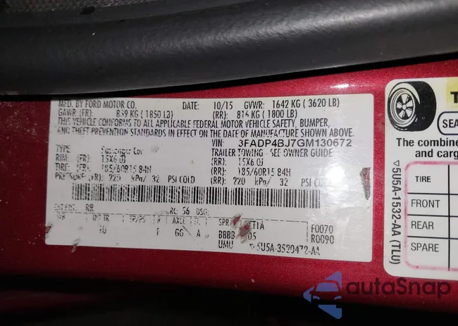 3FADP4BJ7GM130672: 43497769