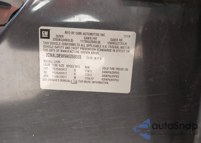 2CNALDEW9A6268503: 43497828