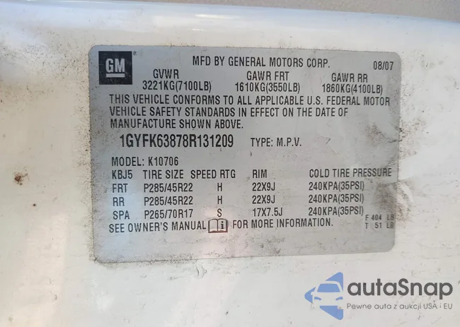 1GYFK63878R131209: 43497980