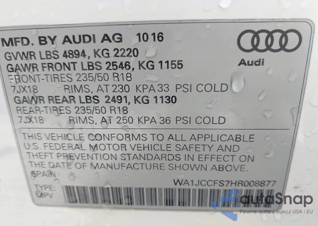 WA1JCCFS7HR008877: 43497987