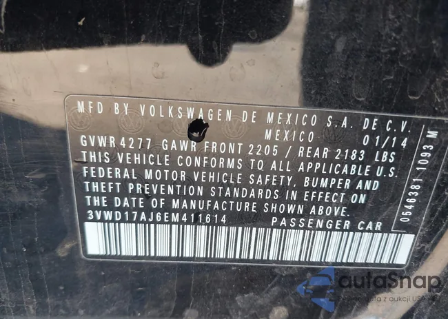 3VWD17AJ6EM411614: 43497110