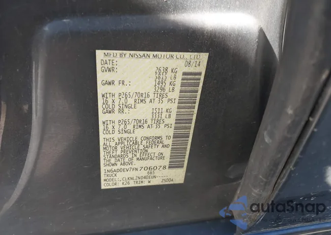 1N6AD0EV7FN706078: 43497314