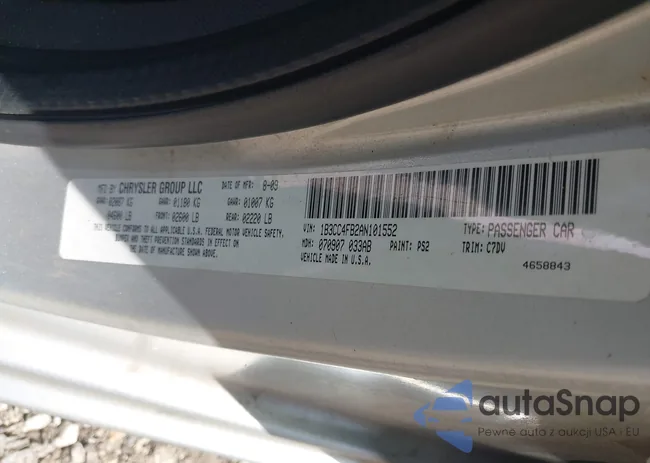 1B3CC4FB2AN101552: 43498881